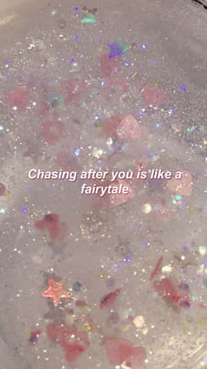 Sad Love Quotes Sparkle Aesthetic Wallpaper