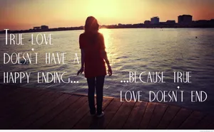 Sad Love Sea Bridge Wallpaper