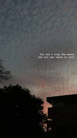 Sad Quotes Aesthetic Sky Wallpaper