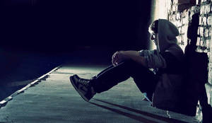 Sad Single Boy Wallpaper