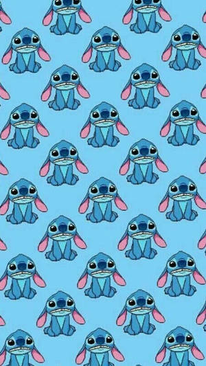 Sad Stitch - A Lonely Moment Of Contemplation Wallpaper