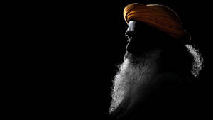 Sadhguru Silhouette Wallpaper