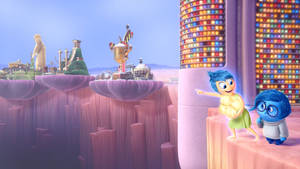 Sadness And Joy Inside Out Disney Wallpaper