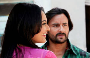 Saif Ali Khan And Sonakshi Sinha Wallpaper