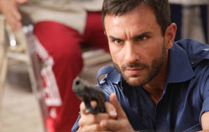 Saif Ali Khan With A Gun Wallpaper