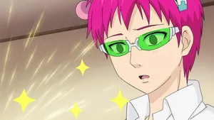 Saiki Kusuo Being His Comedic Self Wallpaper