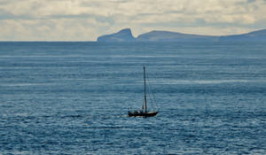 Sailing Boat On The Sea Wallpaper