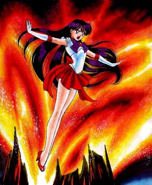 Sailor Mars Vowing To Protect Wallpaper