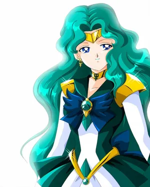 Sailor Neptune Vows To Protect The World From Evil Wallpaper