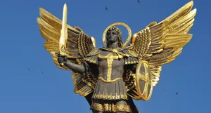 Saint Michael Defeating Evil Wallpaper