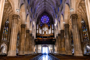 Saint Patrick's Cathedral Pillars Wallpaper