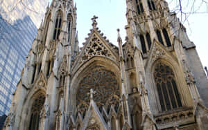 Saint Patrick's Cathedral Windows Wallpaper