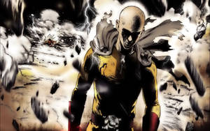 Saitama Defeat Boros Wallpaper