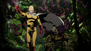 “saitama: The Strongest Hero Of Them All” Wallpaper