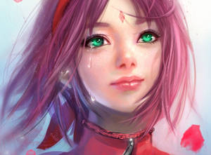 Sakura Haruno Crying Image Wallpaper