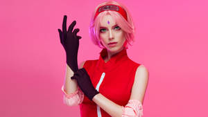 Sakura Haruno In Real Life Wallpaper