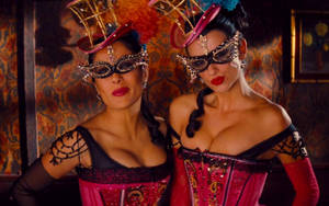 Salma Hayek Mask Wallpaper