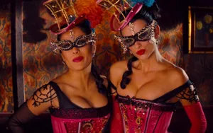 Salma Hayek Mask Wallpaper