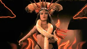 Salma Hayek Snake Wallpaper