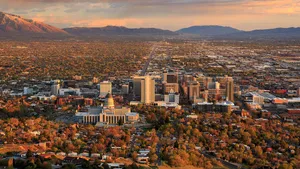 Salt Lake City Golden Hour Wallpaper