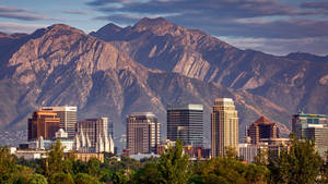 Salt Lake City Wasatch Mountains Wallpaper