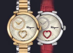 Salvatore Ferragamo Heart Watch Wallpaper