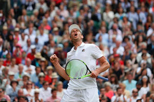 Sam Querrey Match Win Wallpaper