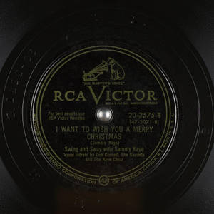 Sammy Kaye Merry Christmas Song Vinyl Record Wallpaper