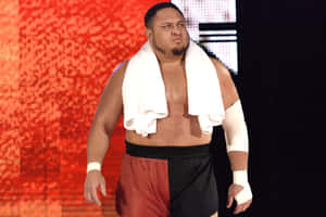 Samoa Joe, Dominating Force In Wwe Wallpaper