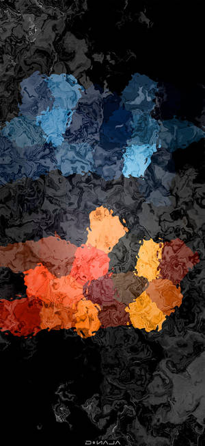 Samsung Galaxy S20 Patterned Paint Marks Wallpaper