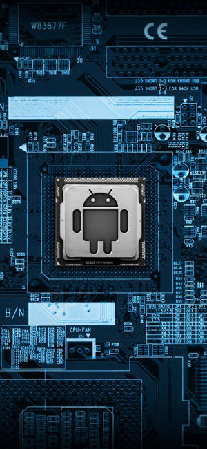 Samsung Galaxy S22 Android Circuit Wallpaper