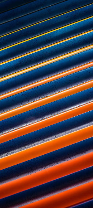 Samsung S21 Ultra Orange Blue Diagonal Wallpaper