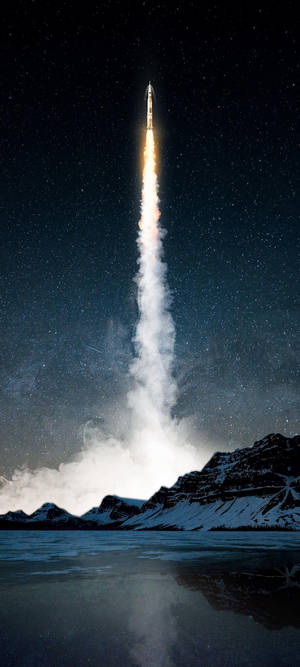 Samsung S21 Ultra Rocket Launch Wallpaper