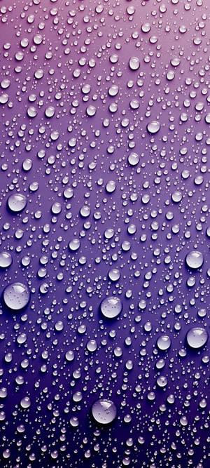 Samsung S21 Ultra With Soft Violet Droplets Wallpaper