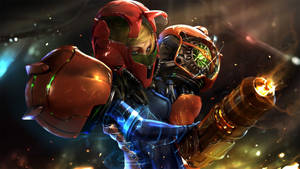 Samus Aran Metroid Character Wallpaper