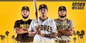 San Diego Padres Brown Is Back Wallpaper