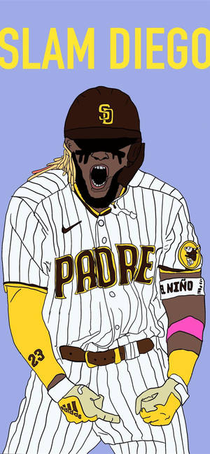 San Diego Padres Tatis Jr. Art Wallpaper