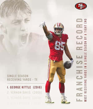 San Francisco 49ers Tight End George Kittle Wallpaper