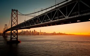 San Francisco 4k Golden Gate Bridge Sunset Wallpaper