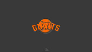 San Francisco Giants On Gray Backdrop Wallpaper