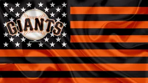 San Francisco Giants Us Flag Wallpaper