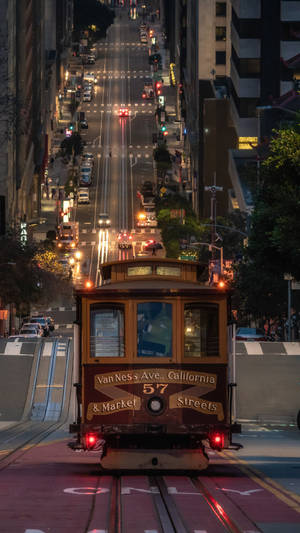 San Francisco Iphone California Cable Car System Wallpaper