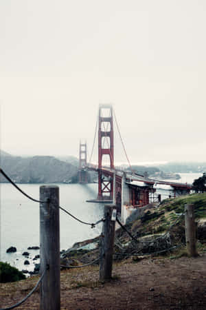 San Francisco Shrouded In Fog Wallpaper