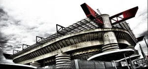 San Siro Stadium Exterior View Wallpaper