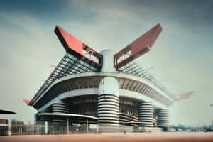 San Siro Stadium Milan Exterior View Wallpaper
