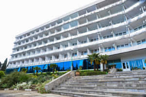 Sanatorium Kirov Building Yalta Wallpaper