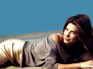 Sandra Bullock Laying Down Wallpaper