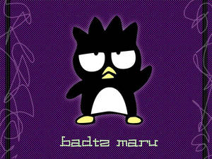 Sanrio's Badtz Maru Purple Poster Wallpaper