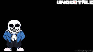 Sans - The Protagonist From The Popular Undertale Game Wallpaper