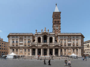 Santa Maria Maggiore In Rome Wallpaper